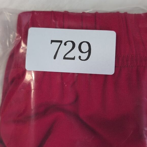 Gardy Leggings Women’s L (M 27x28) High Rise Stretch Red Rhinestone Embellished - Picture 9 of 9